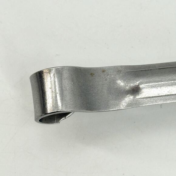 C.I. Stainless Vintage Slotted Angled Slanted Spatula Flipper 12.75” Solid Metal - Picture 6 of 9